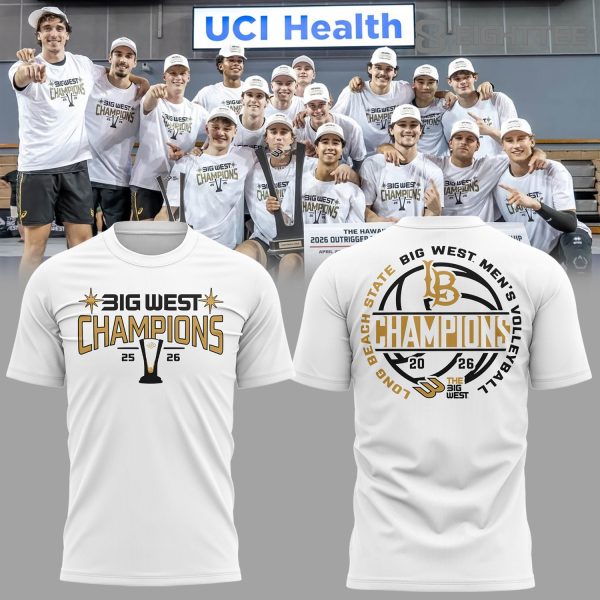 2026 Big West Men’s Volleyball Champions Celebration Shirt
