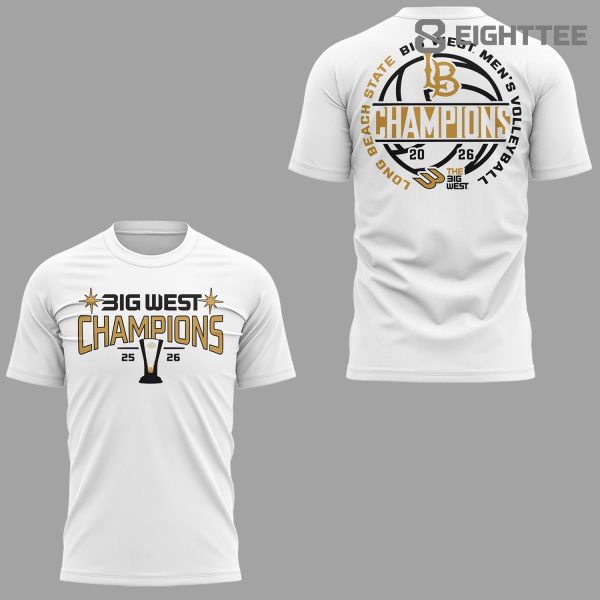 Alternative view of 2026 Big West Men’s Volleyball Champions Celebration Shirt