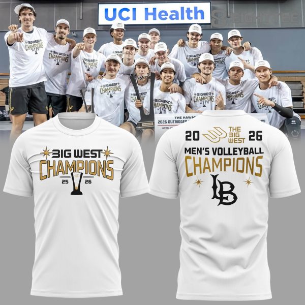 2026 Big West Men’s Volleyball Champions Victory Shirt V2