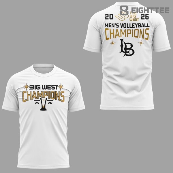 Alternative view of 2026 Big West Men’s Volleyball Champions Victory Shirt V2