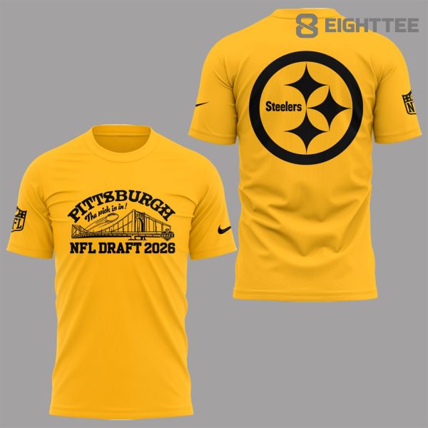 Alternative view of 2026 Pittsburgh Draft Day Commemorative Shirt V3