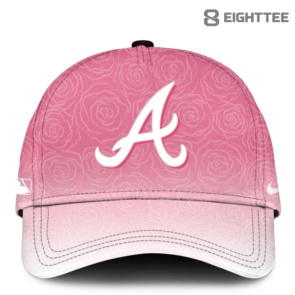 Alternative view of Atlanta Mom Love Pink Game Day Baseball Jersey