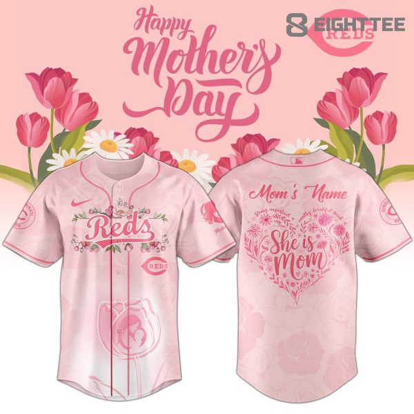 Cincinnati Reds Happy Mother’s Day 2026 Personalized Jersey