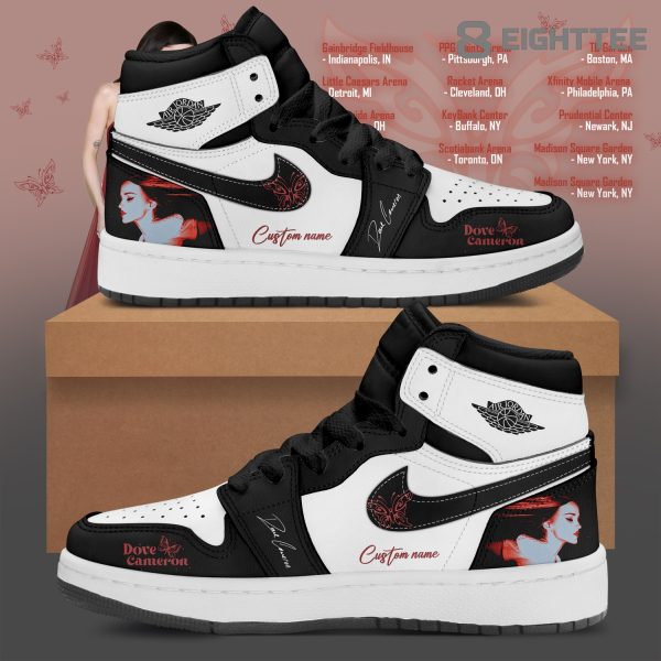 Dove Cameron 2026 Tour Merch The First Time Black AJ1 Sneaker