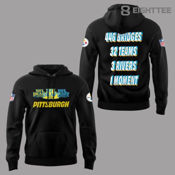 Alternative view of Geiger x Fanatics Misplaced Draft Steelers Draft Day 2026 Hoodie V2