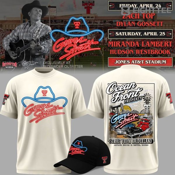George Strait x Texas Tech Ocean Front Concert 2026 T-Shirt