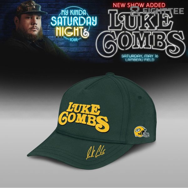 Alternative view of Green Bay Packers x Luke Combs My Kinda Saturday Night Tour 2026 Hoodie V2