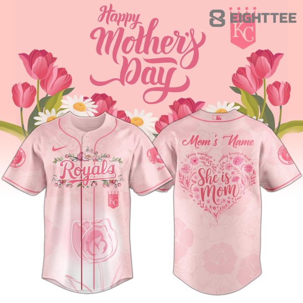 Kansas City Royals Happy Mother’s Day 2026 Personalized Jersey