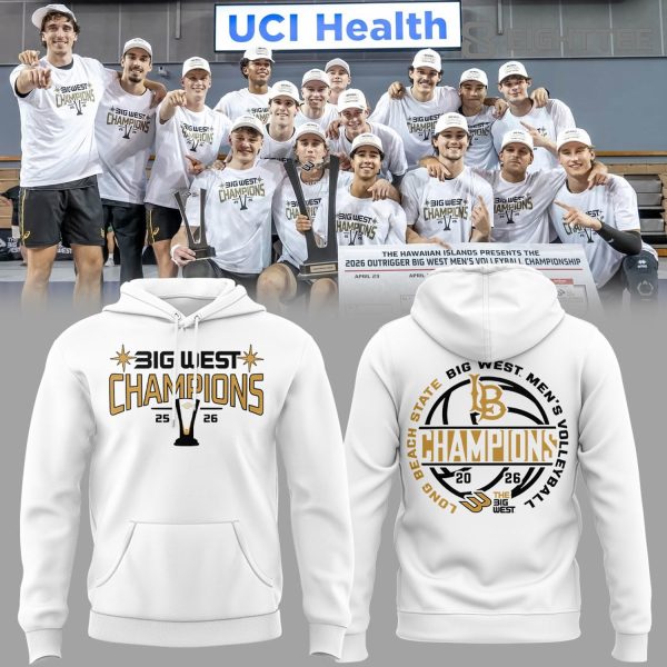 Limited Edition 2026 Big West Men’s Volleyball Champions 🏐🏆 Hoodie
