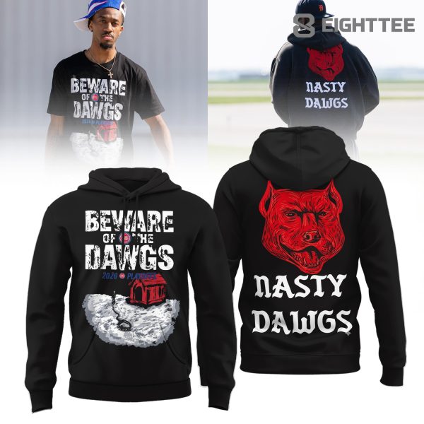 Limited Edition Detroit Pistons BEWARE OF THE DAWGS Hoodie