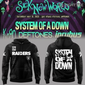 Limited Edition Sick New World SOAD x Raiders Hoodie