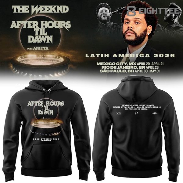 Limited Edition The Weeknd “After Hours Til Dawn With Anitta” Hoodie