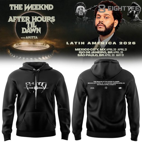 Limited Edition The Weeknd “After Hours Til Dawn With Anitta” Hoodie V2