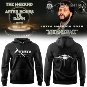 Limited Edition The Weeknd “After Hours Til Dawn With Anitta” Hoodie V4