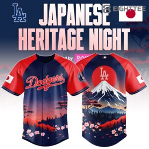 Los Angeles Dodgers 2026 Japanese Heritage Night Edition Jersey