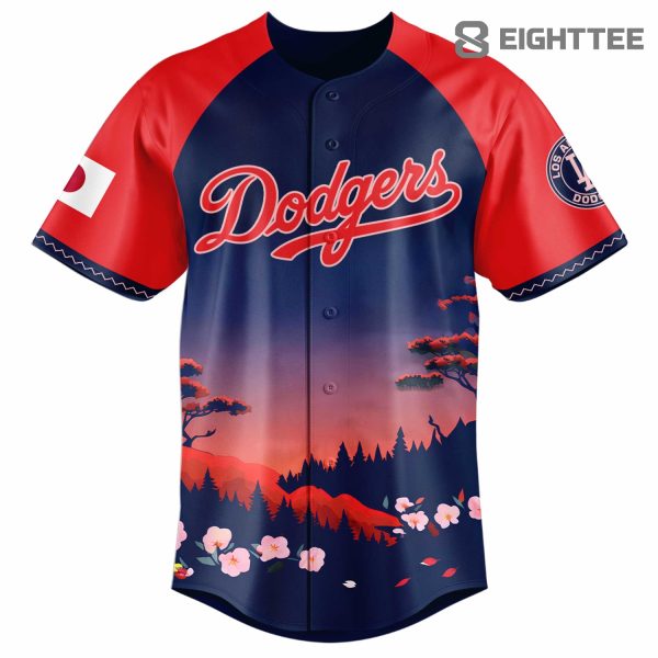 Alternative view of Los Angeles Dodgers 2026 Japanese Heritage Night Edition Jersey