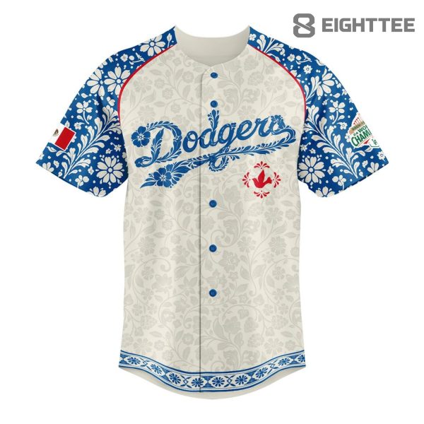 Alternative view of Los Angeles Dodgers 2026 Mexican Heritage Night Jersey