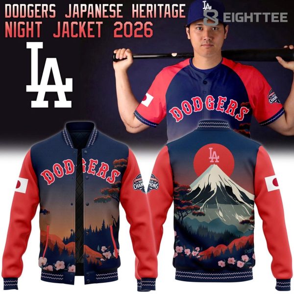 Los Angeles Dodgers Japan Heritage Night Baseball Jacket