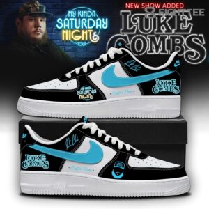 Luke Combs ”My Kinda Saturday Night Tour 2026” Limited Edition Black AF1 Sneakers