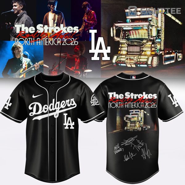 Alternative view of MLB All Teams X The Strokes ”Reality Awaits North America 2026” Limited Edition Signature - Jersey 1