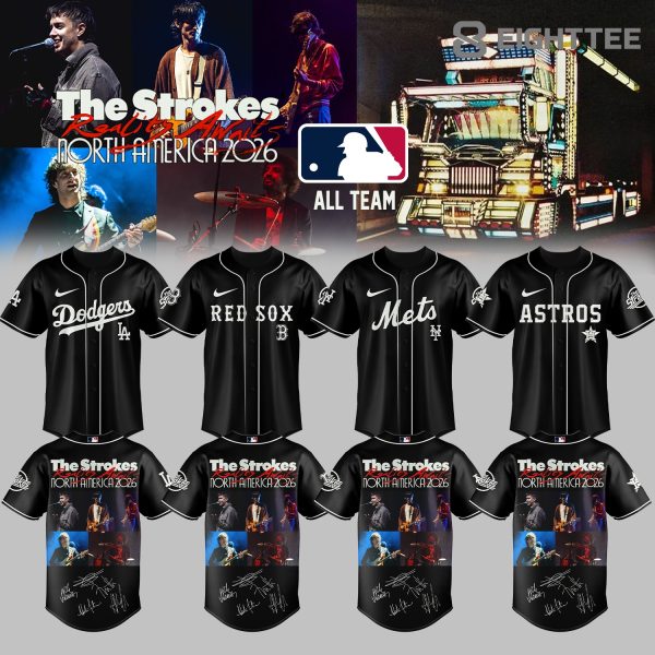 MLB All Teams X The Strokes ”Reality Awaits North America 2026” Limited Edition Signature - Jersey 2