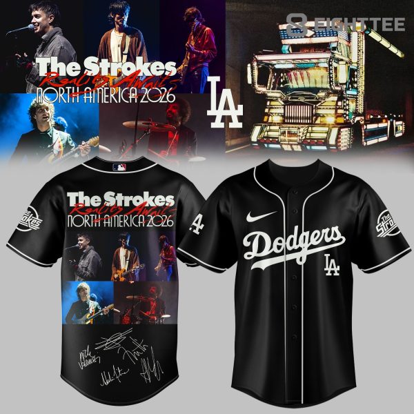 Alternative view of MLB All Teams X The Strokes ”Reality Awaits North America 2026” Limited Edition Signature - Jersey 2