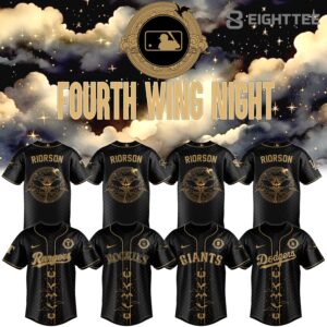 MLB All Teams x Fourth Wing RIORSON Jersey 1 by Eighttee.com MLB All Teams x Fourth Wing (RIORSON) - Jersey 1
