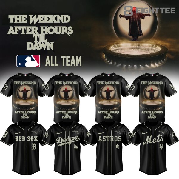 MLB X The Weeknd ”After Hours Til Dawn Tour” Limited Edition Signature - Jersey 4
