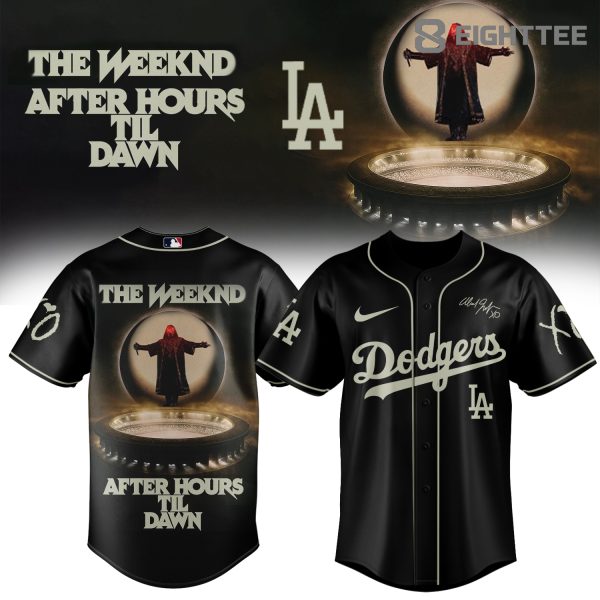 Alternative view of MLB X The Weeknd ”After Hours Til Dawn Tour” Limited Edition Signature - Jersey 4