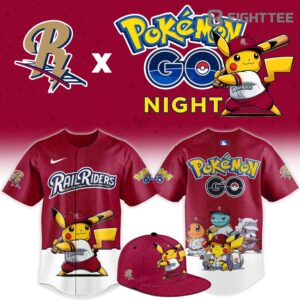 Scranton/Wilkes-Barre RailRiders Pokémon GO Theme Night Collector’s Baseball Jersey