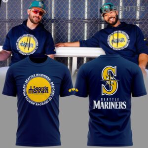 Seattle Mariners Mental Health Awareness Limited Edition TShirt by Eighttee.com Seattle Mariners Mental Health Awareness Limited Edition T-Shirt