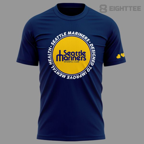 Alternative view of Seattle Mariners Mental Health Awareness Limited Edition T-Shirt