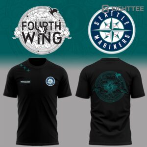 Seattle Mariners x Fourth Wing 2026 Shirt by Eighttee.com Seattle Mariners x Fourth Wing 2026 ⚾🐉 Shirt
