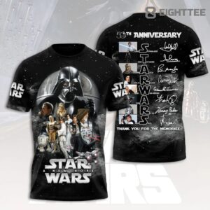 Star Wars 50th Anniversary 3D Apparel by Eighttee.com Star Wars 50th Anniversary 3D Apparel