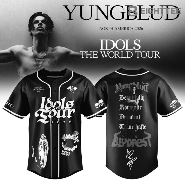 YBD Idols The World Tour 2026 Limited Edition Black Jersey V2