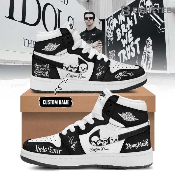 Yungblud Idols The World Tour 2026 Limited Edition AJ1 Black  Sneakers