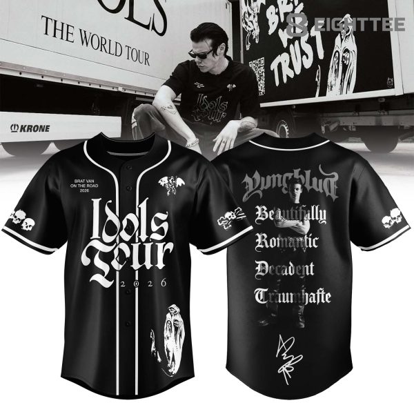 Yungblud Idols The World Tour 2026 Limited Edition Black Jersey