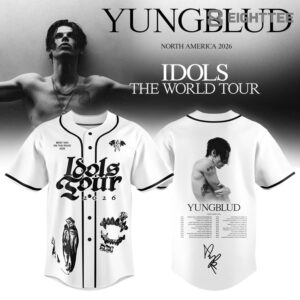 Yungblud Idols The World Tour 2026 Limited Edition WhiteJersey