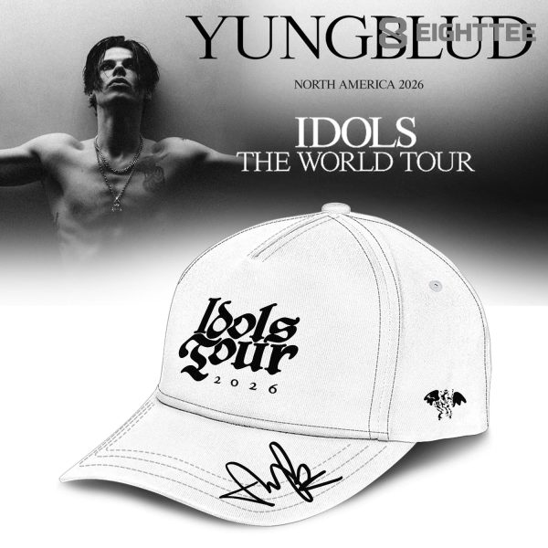 Alternative view of Yungblud - Idols World Tour 2026 Limited Edition White Hoodie