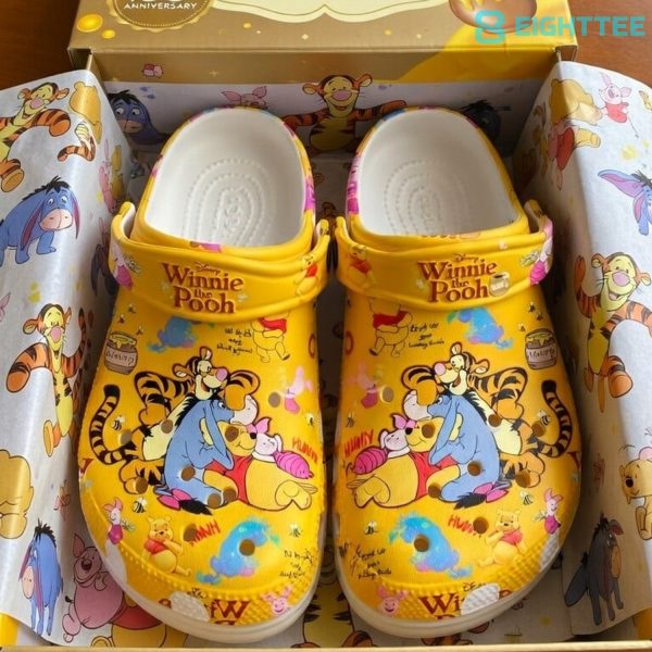 100th Anniversary Winnie The Pooh - Adult/Kid Casual Clogs