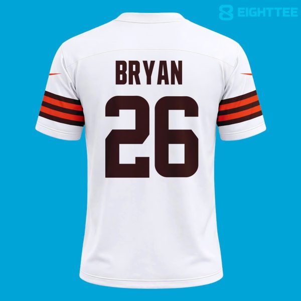 Alternative view of 2026 Exclusive Version Jersey Signed Zach Bryan x Cleveland Browns “With Heaven On Tour” Huntington Bank Field for fans