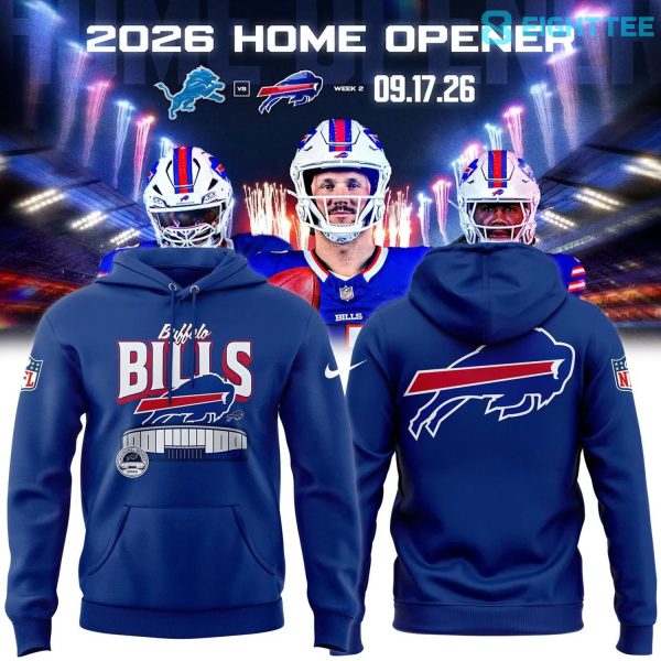 Alternative view of 2026 Highmark Stadium Inaugural Season Blue Hoodie(v1)