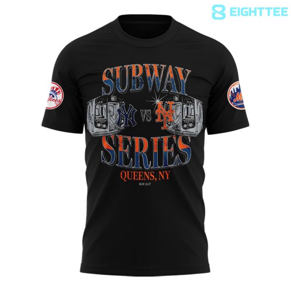 Alternative view of 2026 MLB Subway Series Yankees x Mets T-shirt