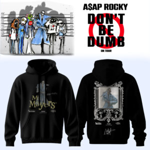 ASAP Rocky Don't Be Dumb World Tour 2026 Limited Edition Signature - Hoodie V2