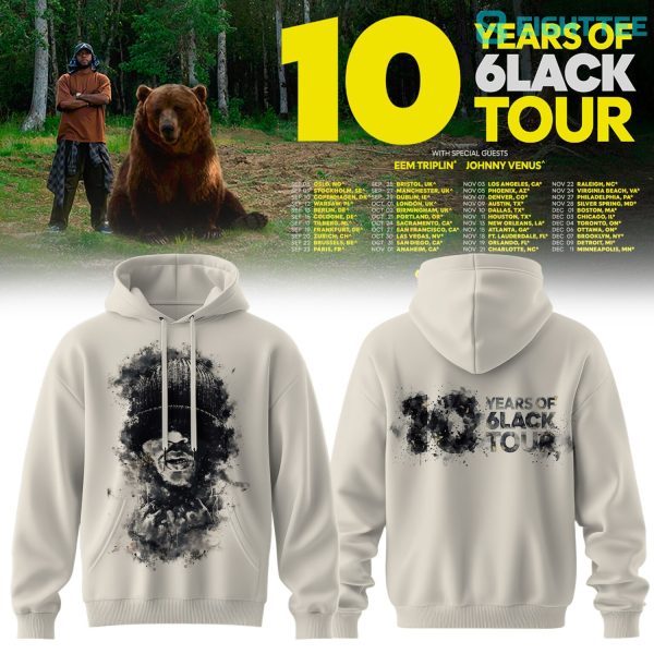 6LACK "10 Years of 6LACK" World Tour Hoodie