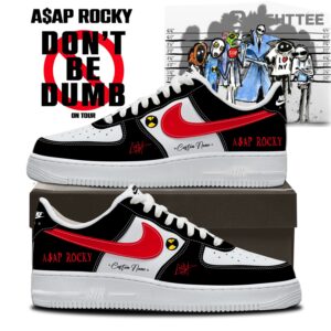 ASAP Rocky Don't Be Dumb World Tour 2026 Limited Edition Signature - AF1 Shoes 3
