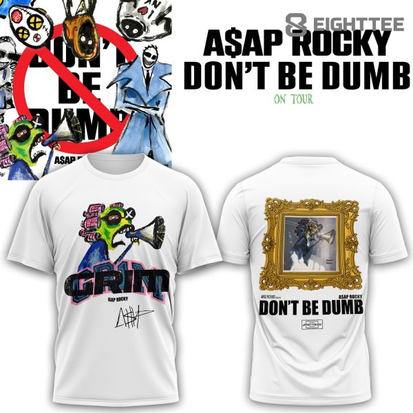 ASAP Rocky Don't Be Dumb World Tour 2026 Limited Edition Signature - Tshirt