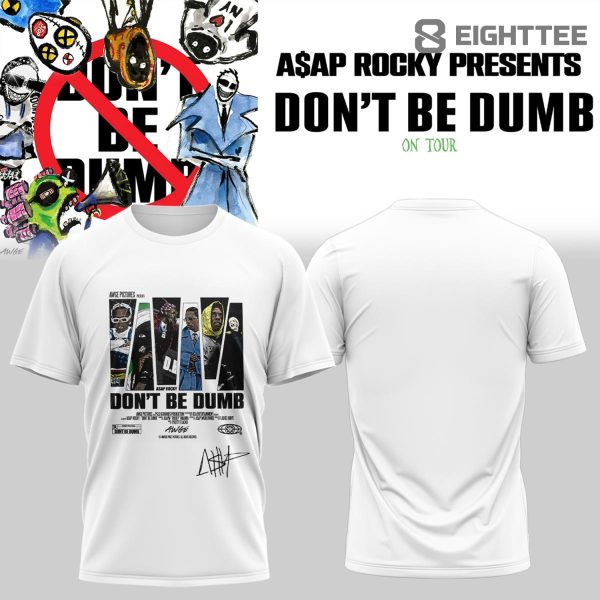 ASAP Rocky Don't Be Dumb World Tour 2026 Limited Edition Signature - Tshirt V4