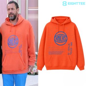 Adam Sandler Knicks 2026 Hoodie by Eighttee.com Adam Sandler Knicks 2026 Hoodie