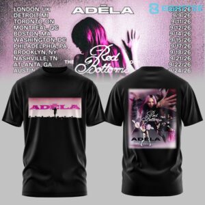 Adla The Red Bottoms Tour 2026 Shirt by Eighttee.com Adéla The Red Bottoms Tour 2026 Shirt